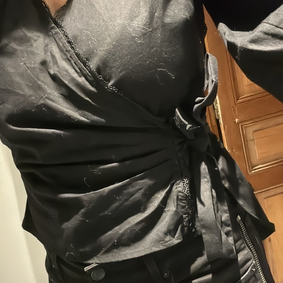 Haute hippie true wrap top size small - Picture 5 of 6